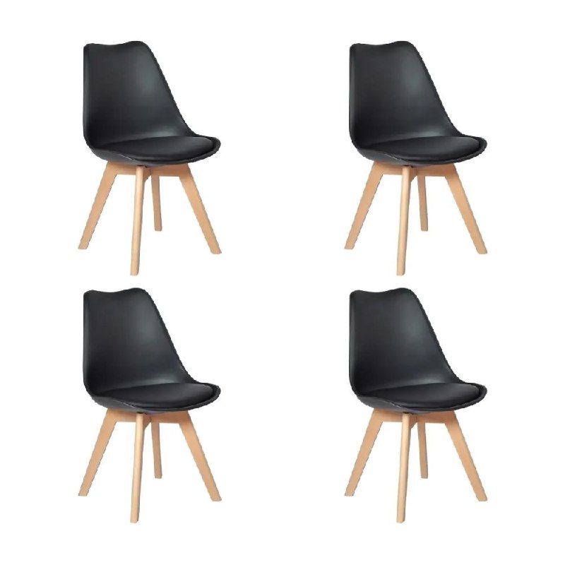 Kit 4 Cadeiras Charles Eames Leda Design