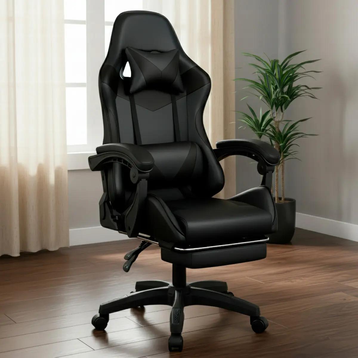 Cadeira Gamer Ergonômica Giratória Preto