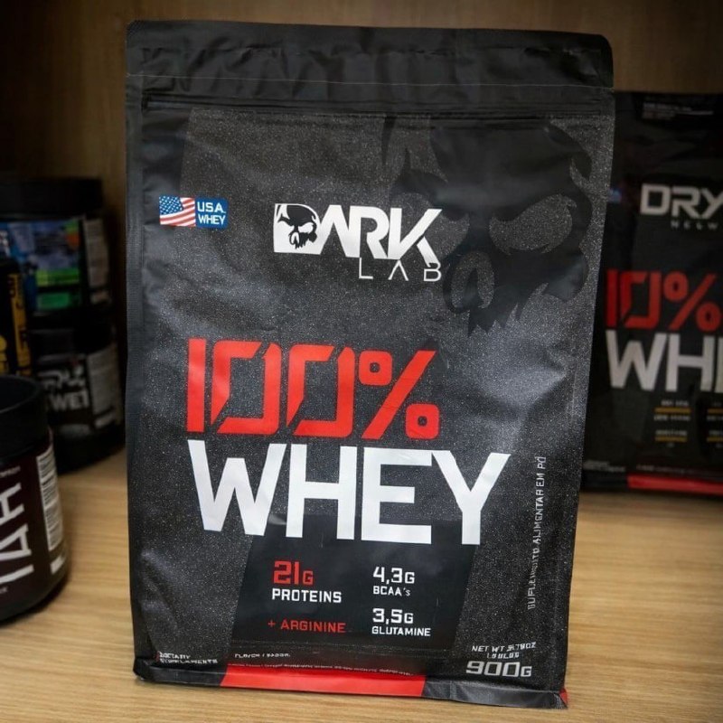 Dark Lab 100% Whey 900g - 7 Sabores