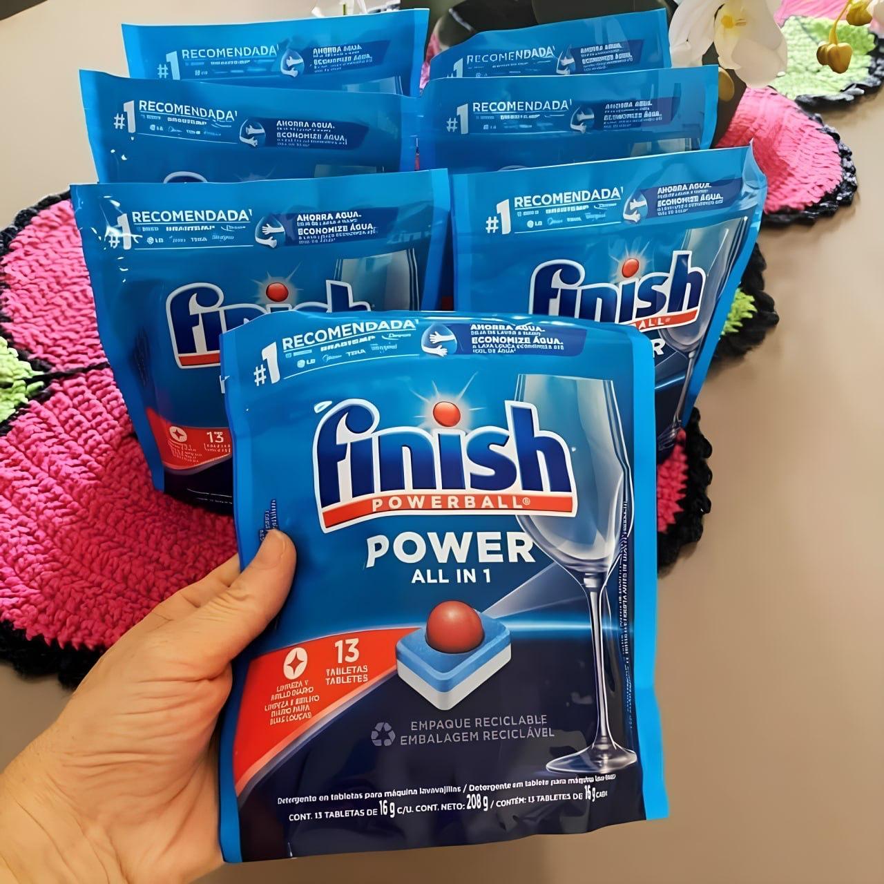 Finish Powerball Detergente Lava Louças 91 Tabletes com Secante