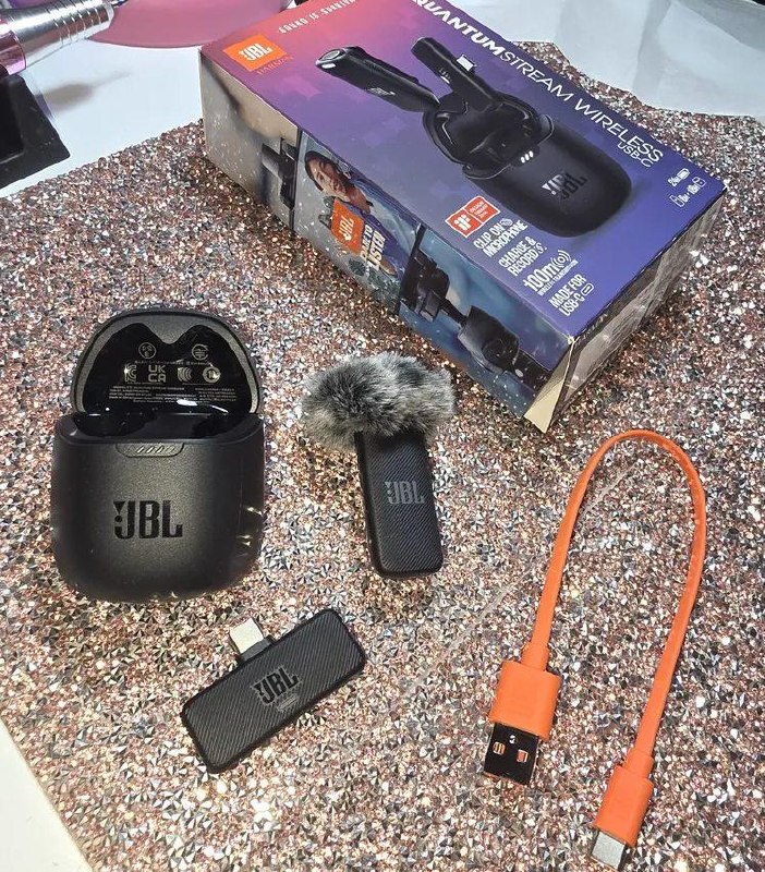 Microfone JBL Quantum Stream Wireless USB-C