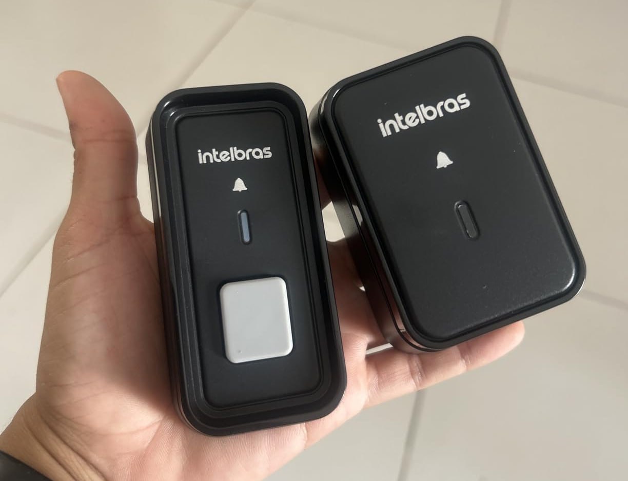 Campainha Sem Fio Com Bateria CIB 101 Intelbras