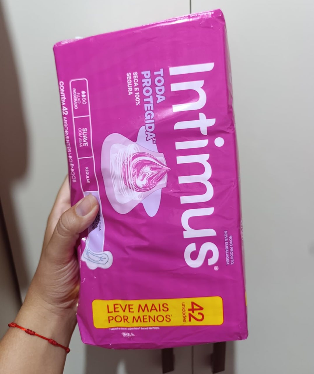 Absorvente Intimus Toda Protegida Dia Suave com Abas 42 Unidades