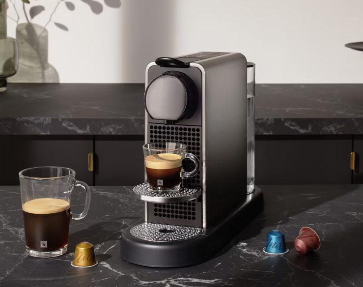 Cafeteira Nespresso CitiZ Alumínio Titânio Premium