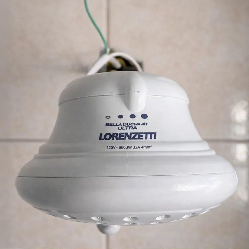 Chuveiro Elétrico Lorenzetti Bella Ducha 4T Ultra 6800W