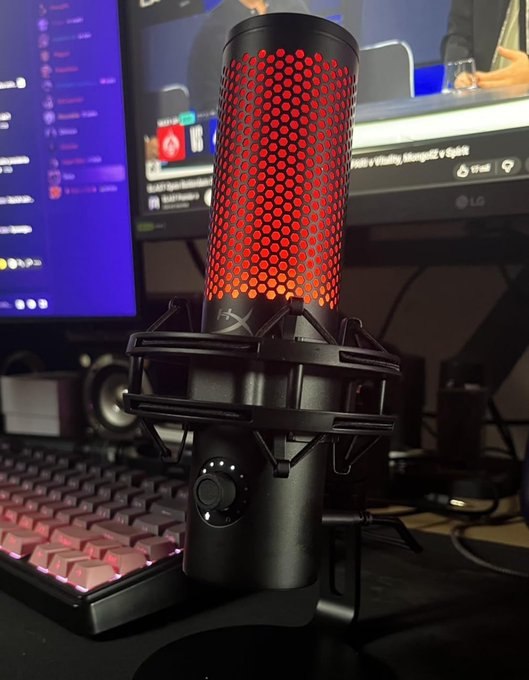 Microfone Condensador USB HyperX QuadCast 2
