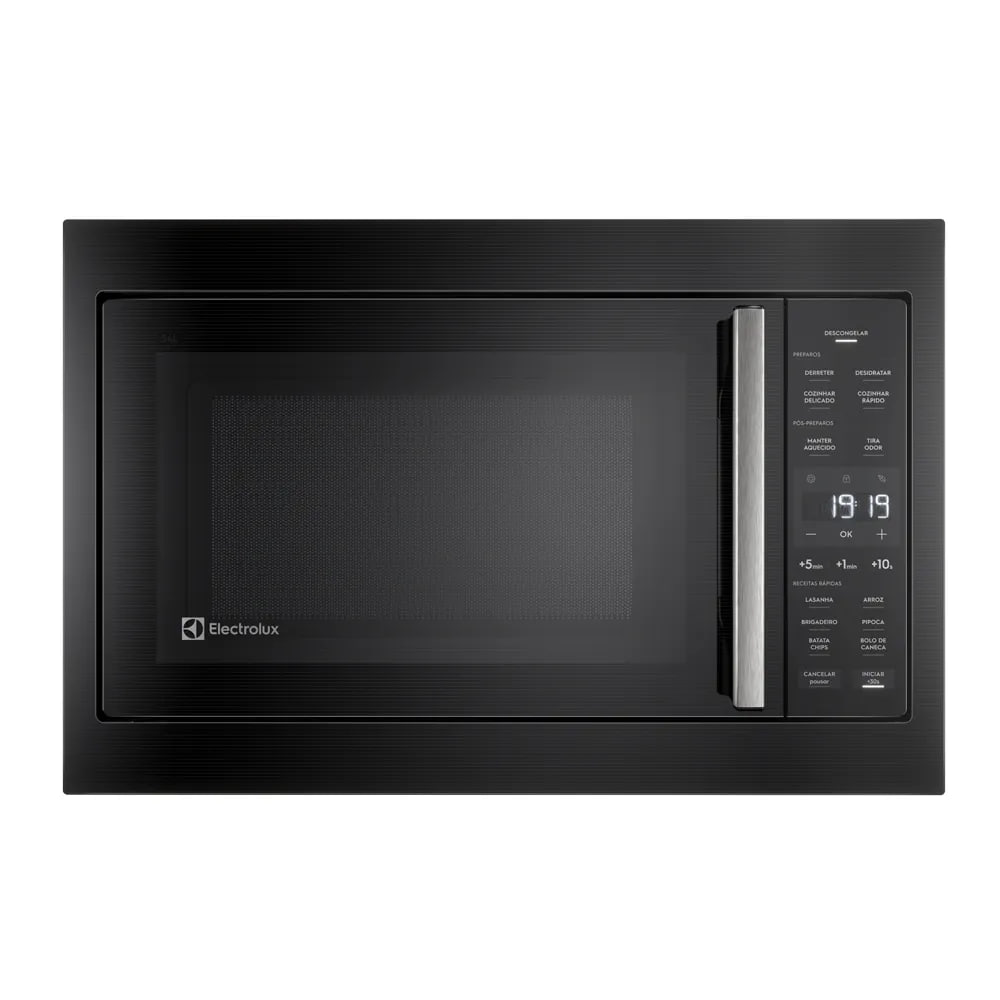 Micro-ondas de Embutir Electrolux 34L Preto Experience com Descongelamento Assistido