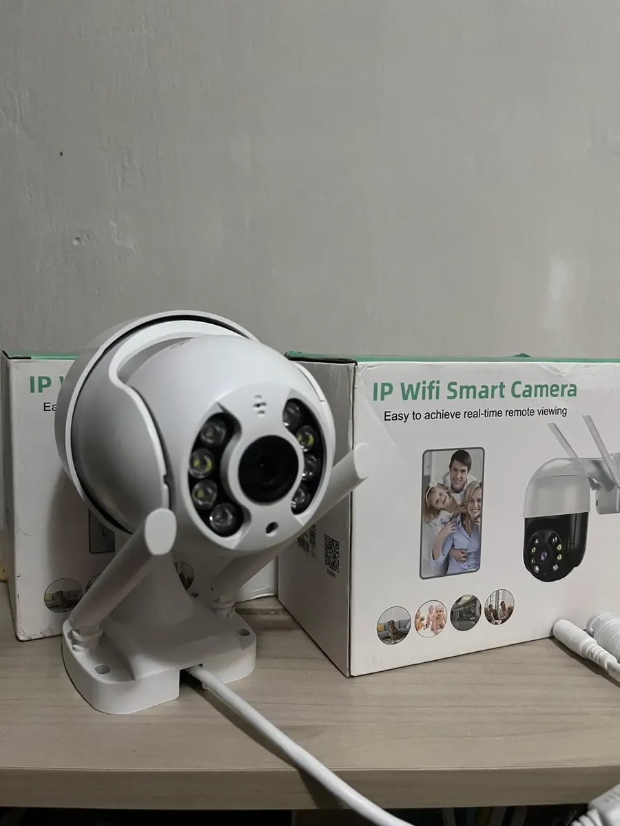 Kit 2 Câmeras IP WiFi iCSee Infravermelho Prova D'Água