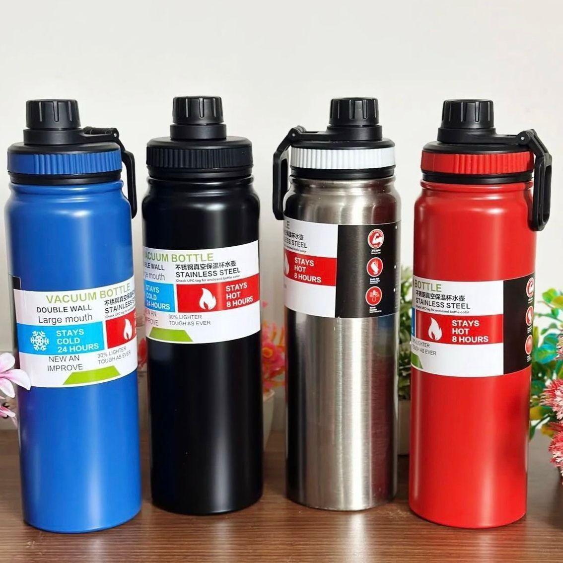 Garrafa Térmica Água Squeeze Inox 800ml