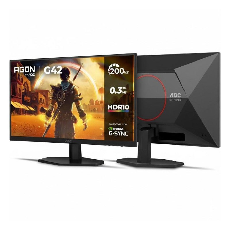 Monitor Gamer AOC AGON G42 24" 200Hz 0,3ms IPS HDR10 G-Sync