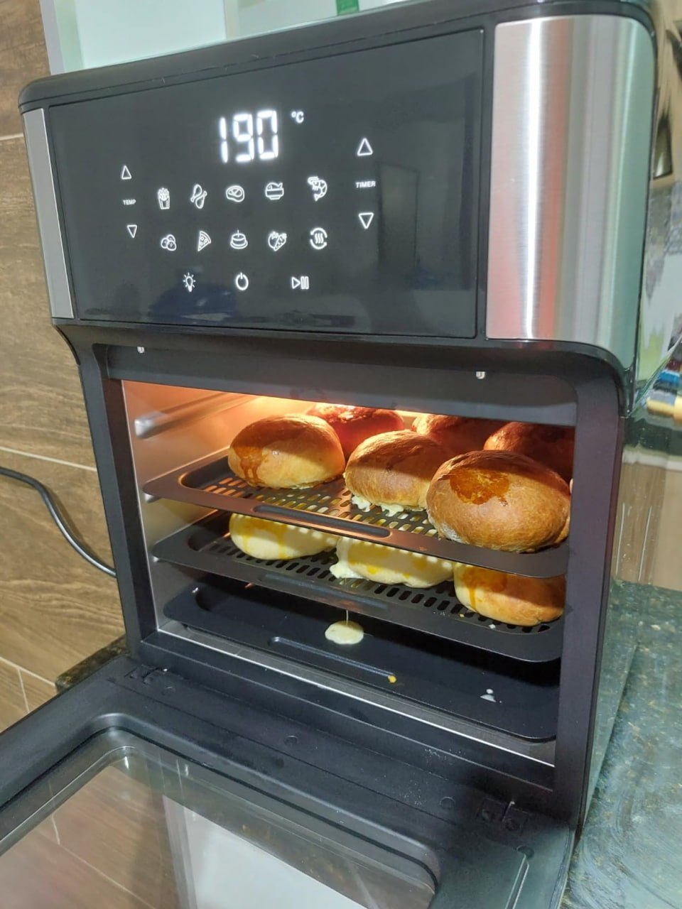 Fritadeira Air Fryer Forno Mondial Oven 12L 127/220v