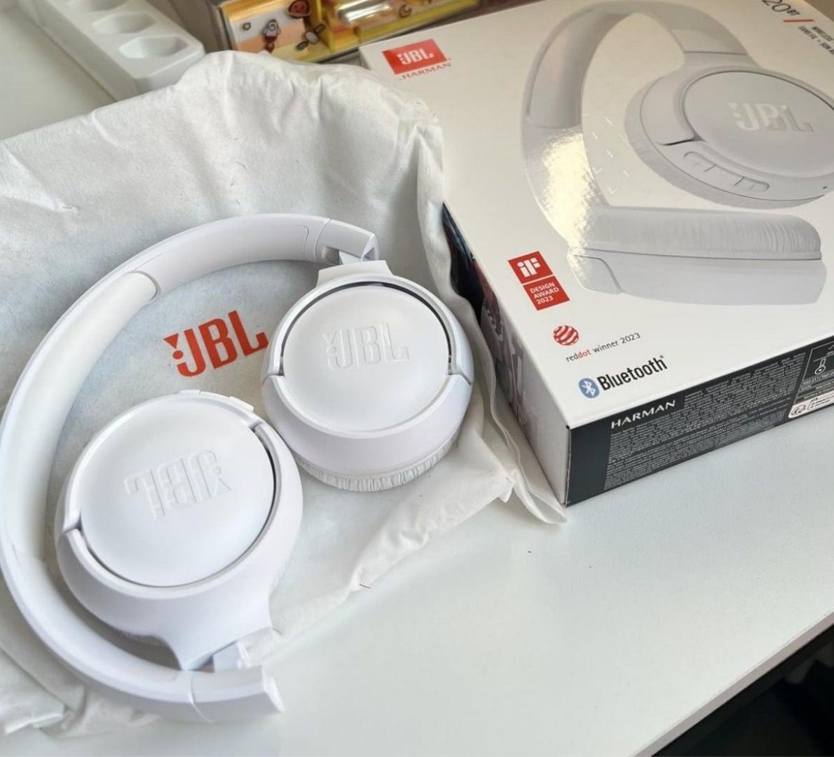 JBL Tune 520BT Fone de Ouvido On-ear Sem Fio Branco
