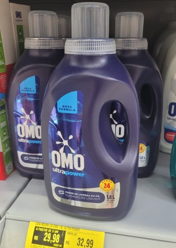 Omo Lava-roupas Líquido Ultra Power 1,8L