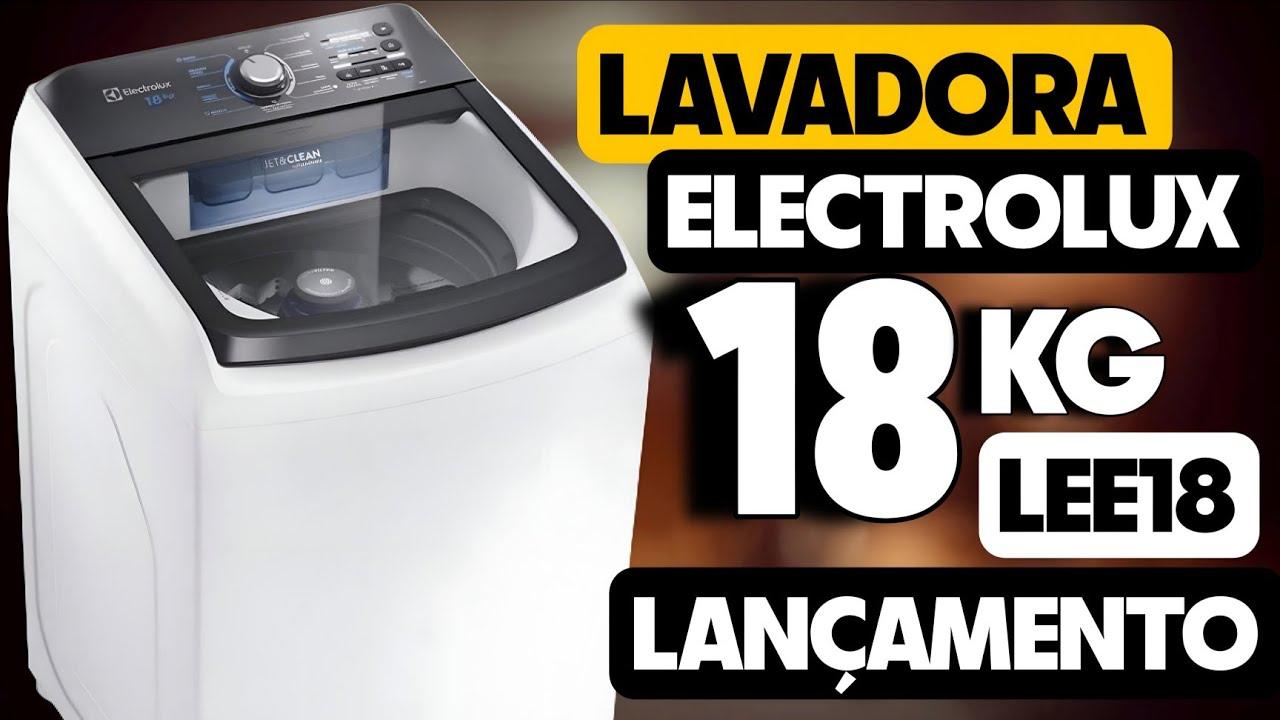 Lavadora Electrolux 18kg Cesto Inox 11 Programas LEE18