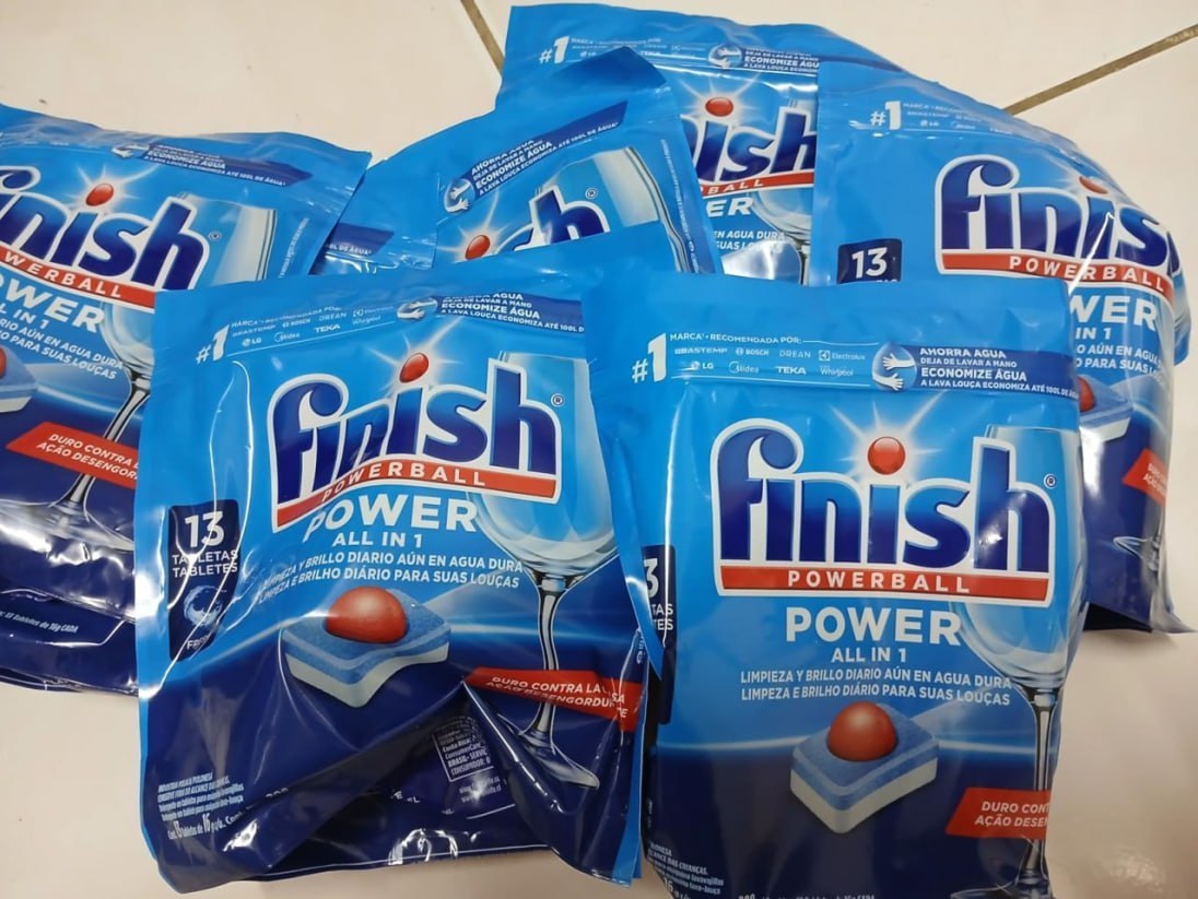 Finish Detergente para Lava Louças 91 Tabletes Powerball