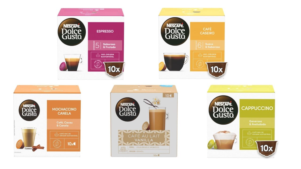 Cápsulas Dolce Gusto Vários Sabores - 10 Unidades