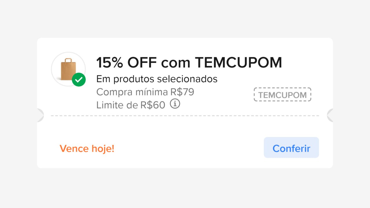 15% OFF Mercado Livre - Cupom TEMCUPOM