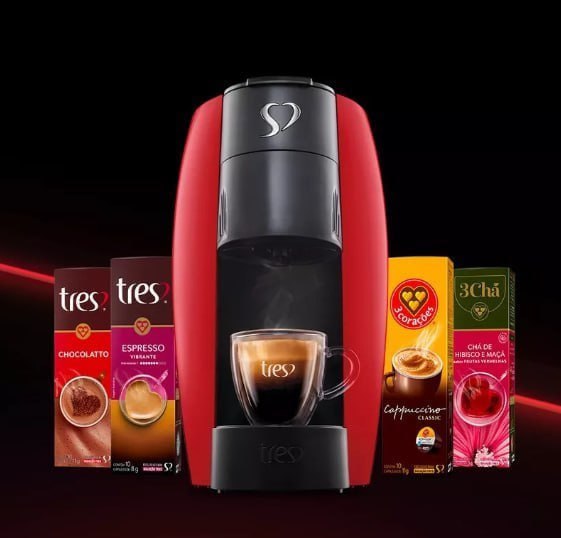 Cafeteira Espresso LOV 3 Corações 127v