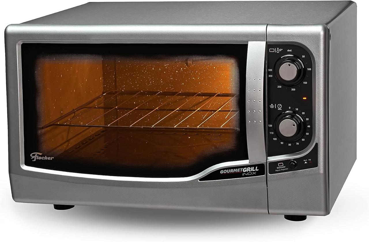 Fischer Forno Elétrico Bancada Gourmet Grill 44L Inox
