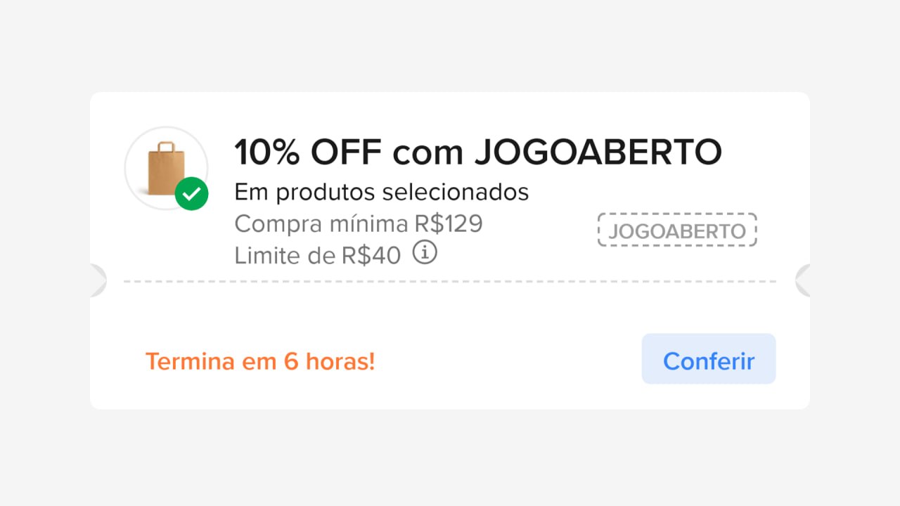 Cupom 10% OFF Mercado Livre - Compras acima de R$129