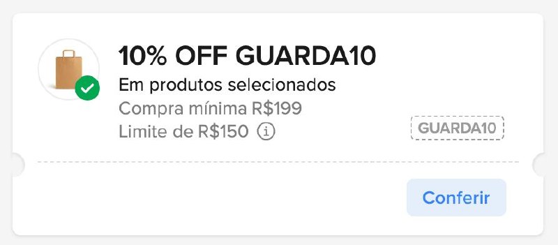 Cupom Mercado Livre 10% OFF - Até R$ 150