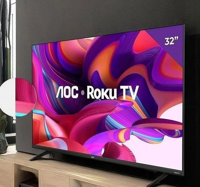 Smart TV LCD LED 32" AOC 32S5155/78G Wi-Fi HD Quad Core