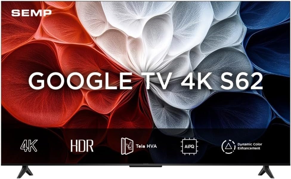 Smart TV Semp 50 Polegadas LED 4K Google TV