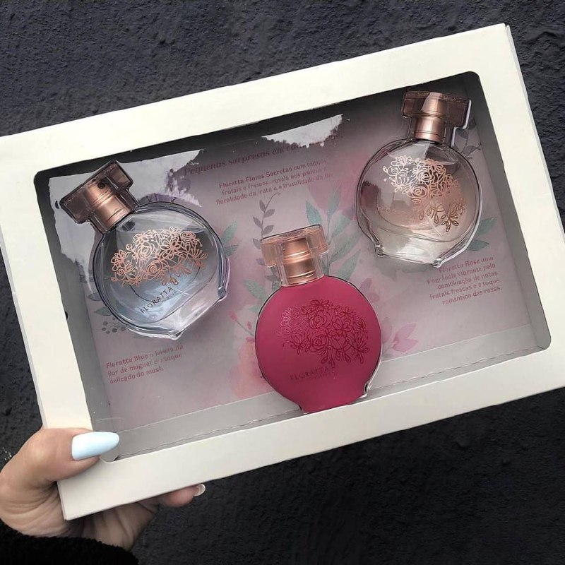 Kit 3 Perfumes Floratta Colônia Spray 30ml O Boticário
