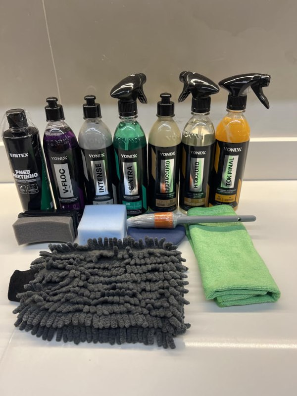 Kit Vonixx Lavagem Automotiva Completa V-floc Intense