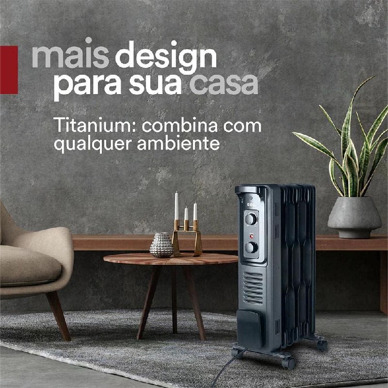 Aquecedor Elétrico a Óleo Eos Comfort Heat 1500W