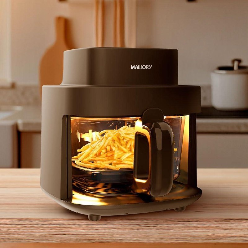 Airfryer Mallory SmartGlass 4,5L - Vidro Temperado 200°C