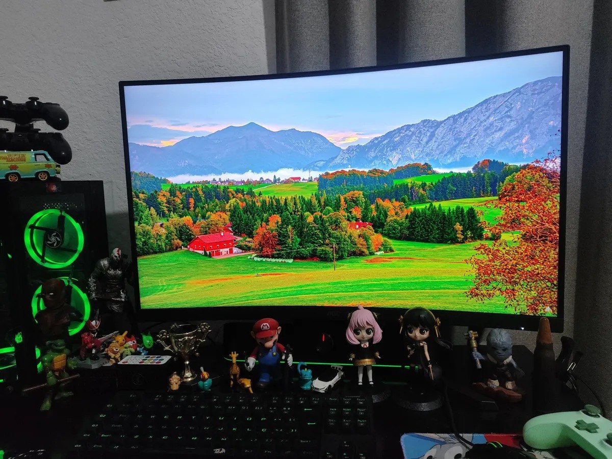 Monitor Gamer Curvo AOC AGON 32" 180Hz 0,5ms