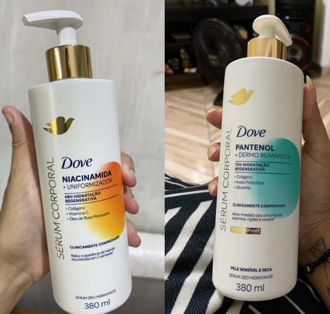 Dove Sérum Hidratante 380ml - Pantenol ou Niacinamida