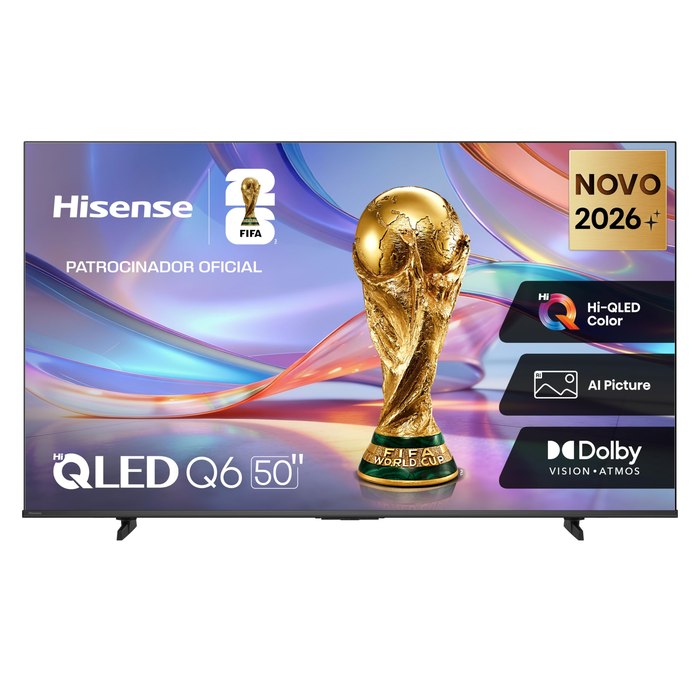 Smart TV 50" 4K QLED Hisense Q6QVV