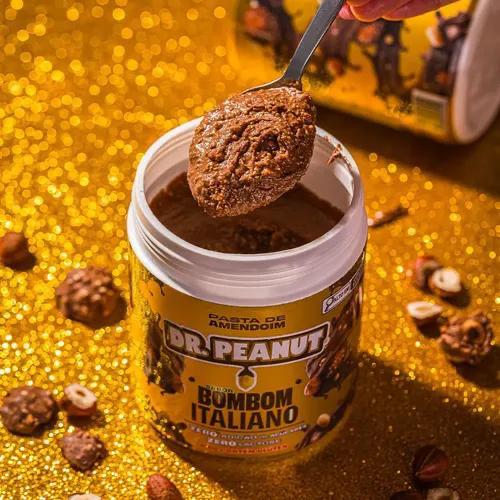 Pasta de Amendoim DR. Peanut Bombom Italiano 600g com Whey Protein