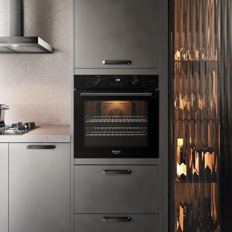 Forno de Embutir Elétrico Dako Supreme 80L Digital Preto 220V