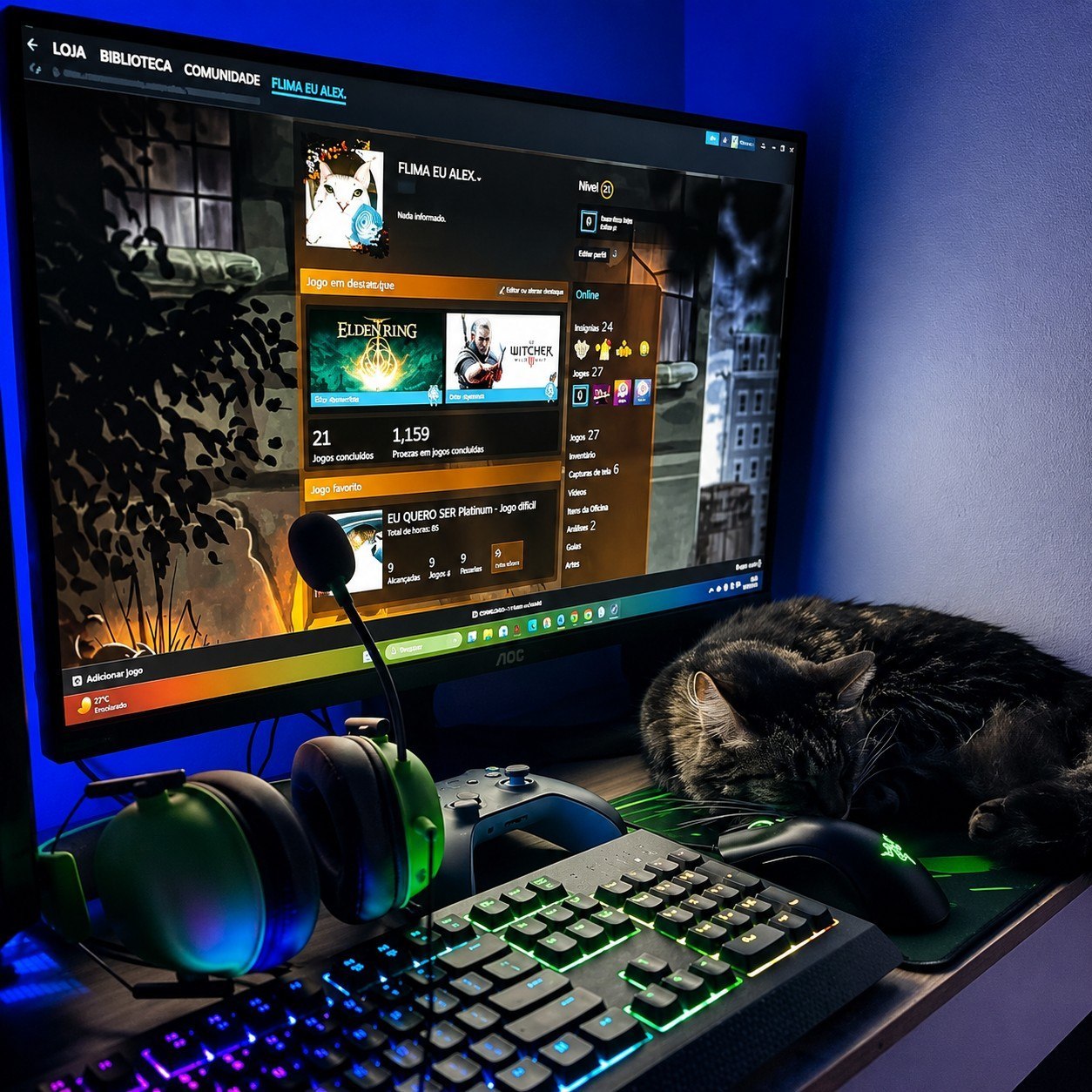 Monitor Gamer LG 27" Ultragear Full HD 240Hz 1ms