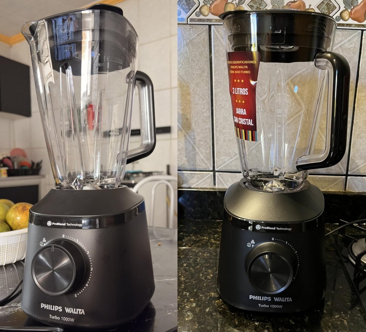 Liquidificador Philips Walita Série 3000 Turbo 1000W 220V