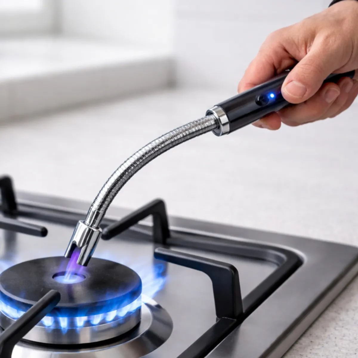 Acendedor Eletrônico de Fogão Plasma Recarregável
