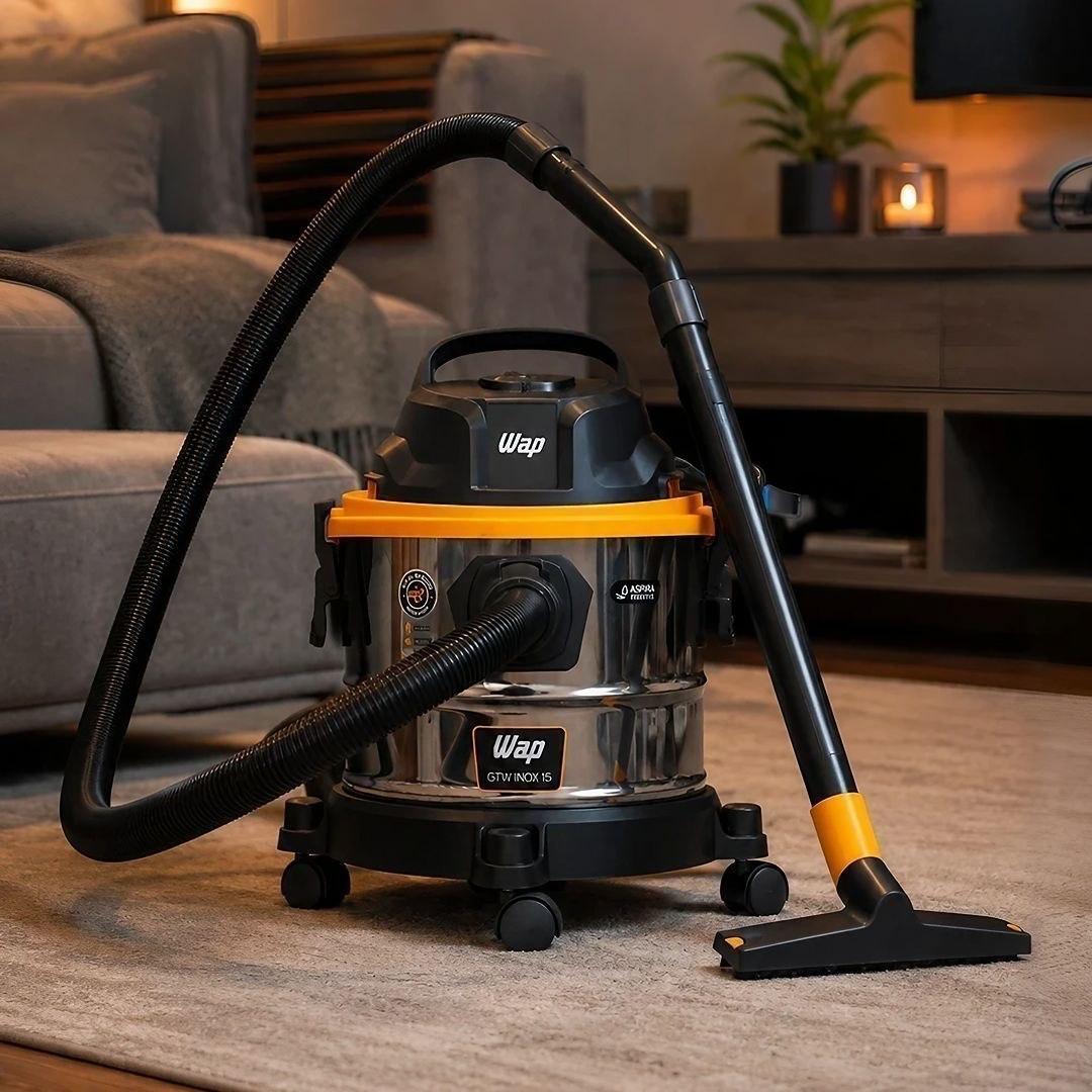 Aspirador de Pó e Água WAP GTW Inox 15L 1700W
