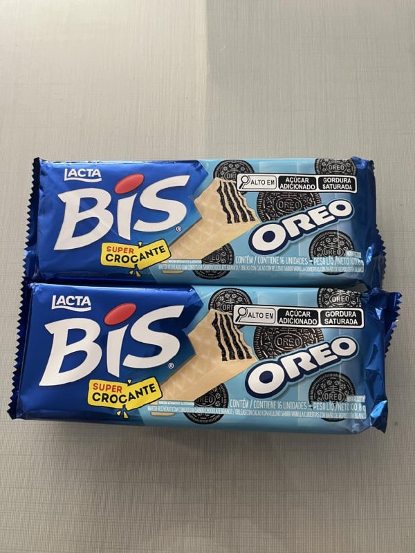 Wafer Oreo Cobertura Chocolate Branco Lacta Bis 100,8g