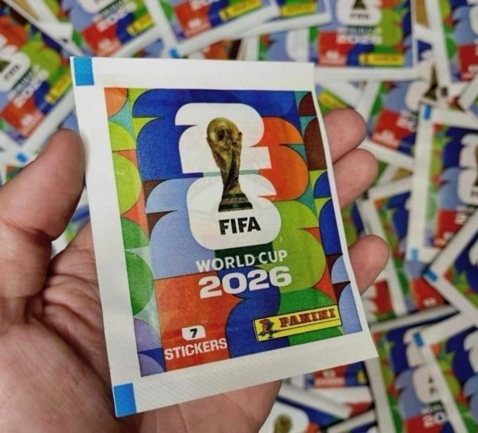 Kit Figurinhas Copa do Mundo 2026 - Cartela + 36 Envelopes
