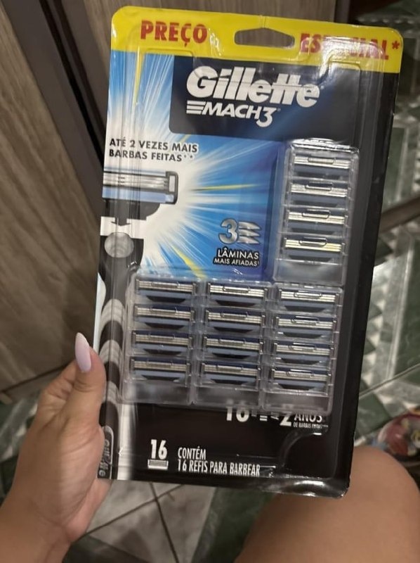 Gillette Mach3 16 Cargas Para Aparelho