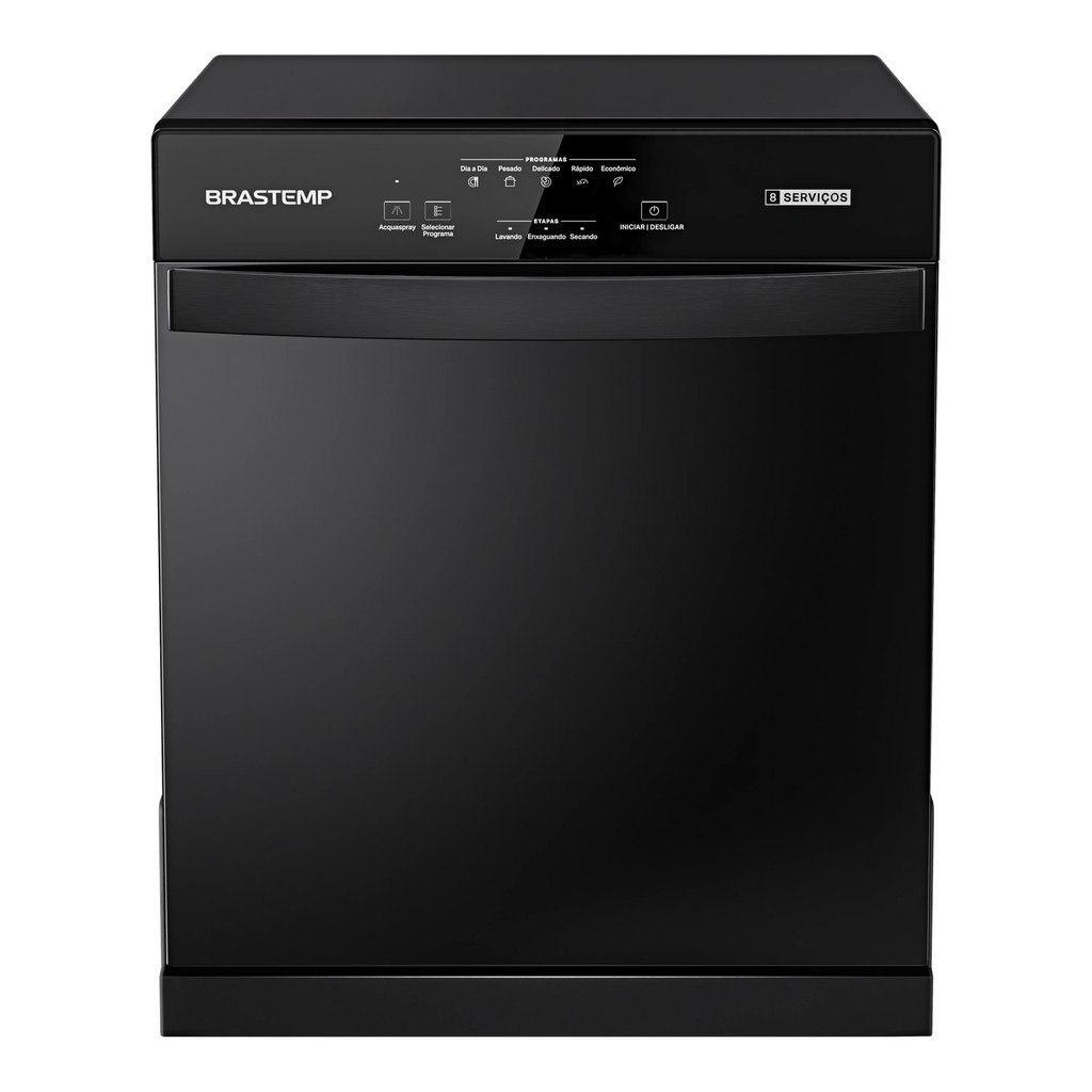 Lava Louças Brastemp 8 Serviços Preta BLF08AE