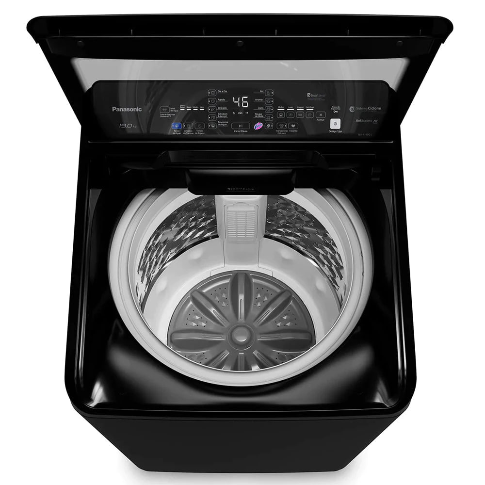 Máquina de Lavar 19Kg Panasonic Painel Digital Super Compacta