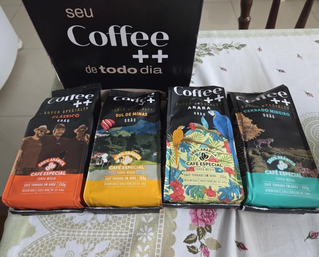 Kit 4 un. Coffee++ Café Especial Em Grãos