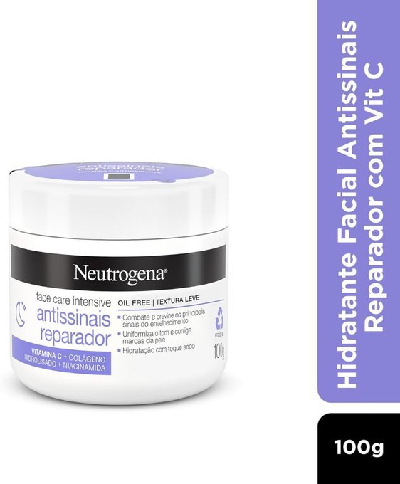 Neutrogena Hidratante Facial Antissinais Reparador - 100g