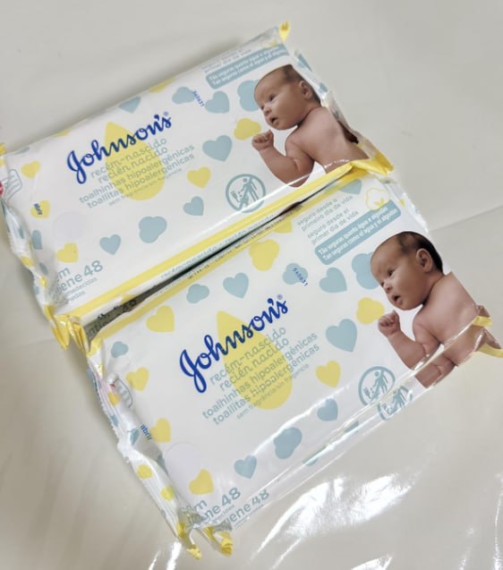 192 Lenços Umedecidos Johnson's Baby