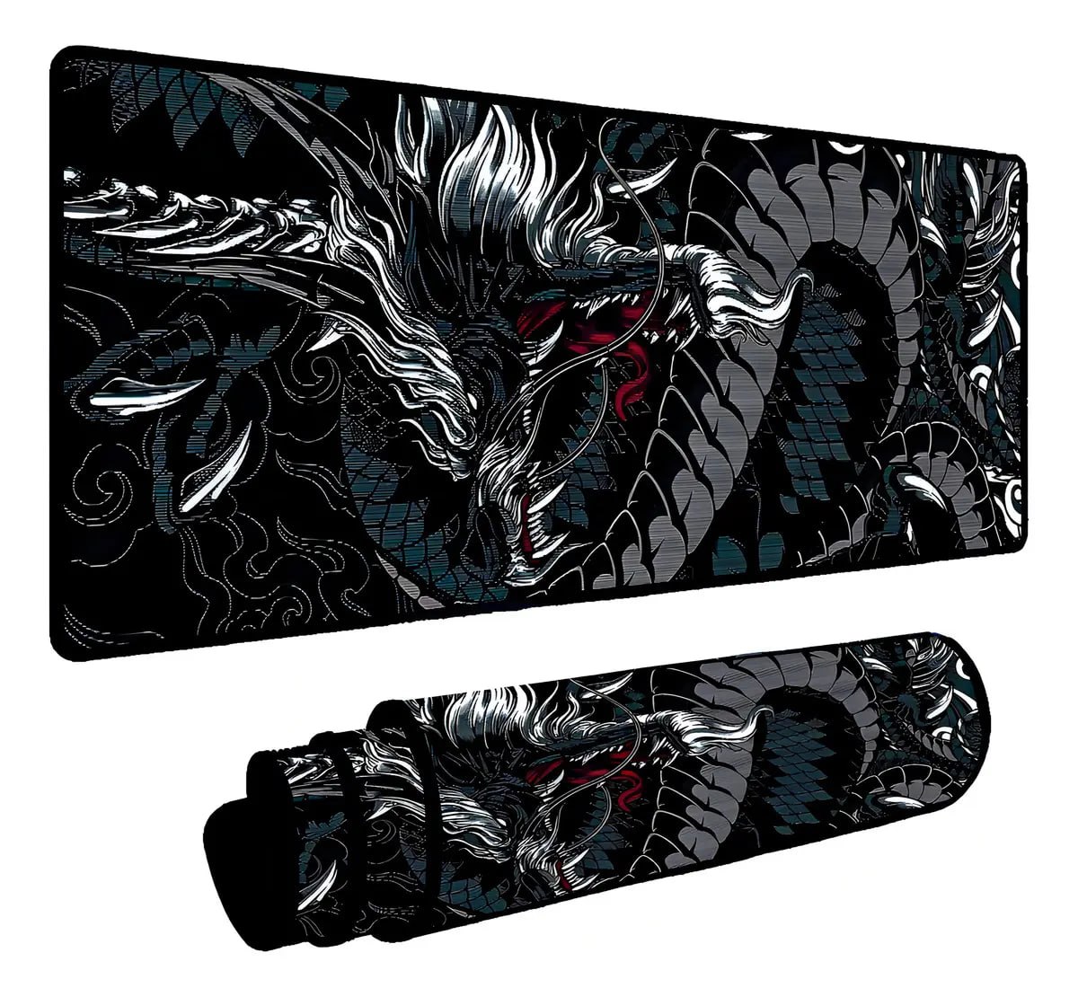 Mousepad Gamer Dragão Dark 60cmx30cm