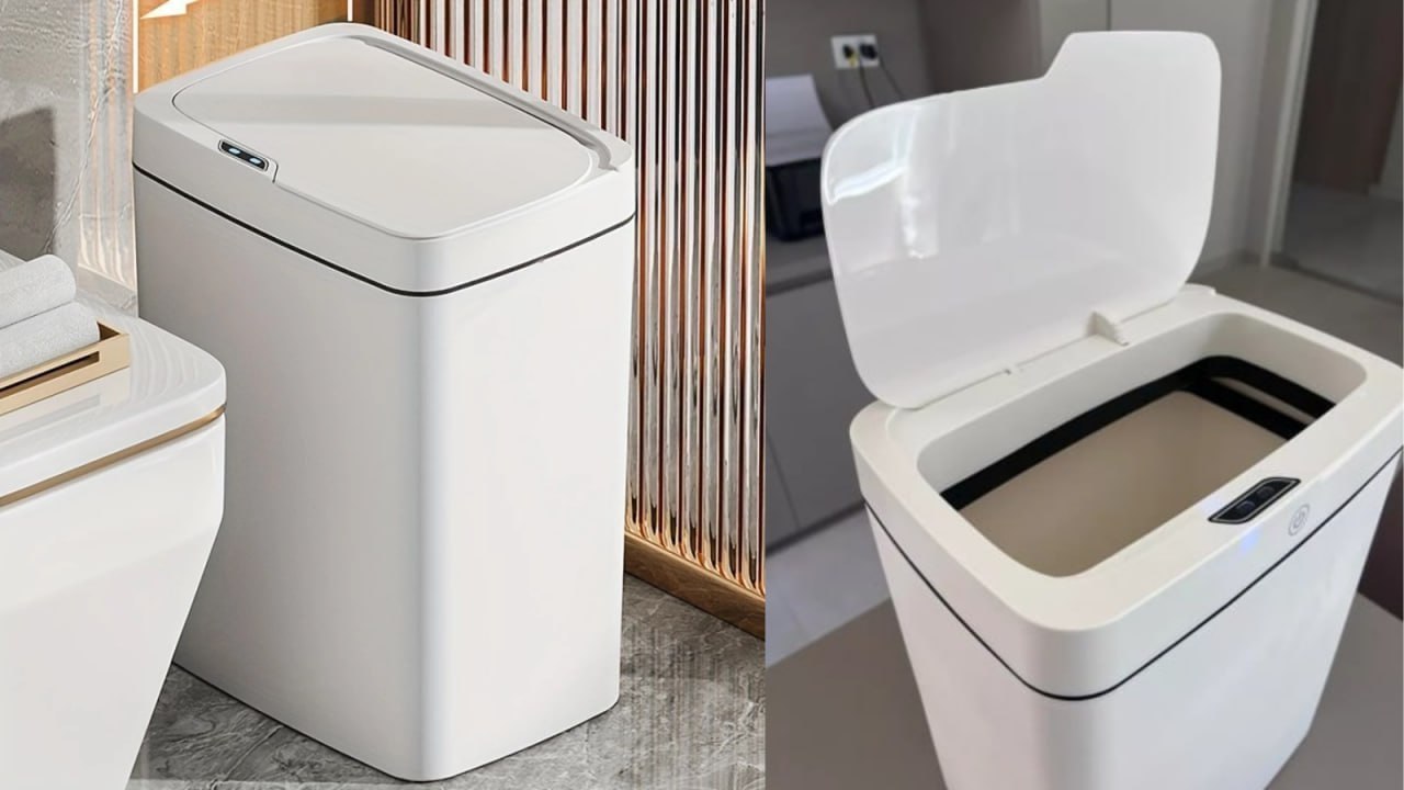 Lixeira Inteligente com Sensor Automático 16L